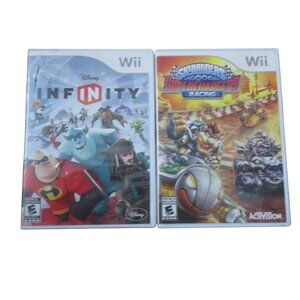 Wii Bundle 2 Video Games - Infinity & Skylanders Superchargers Racing